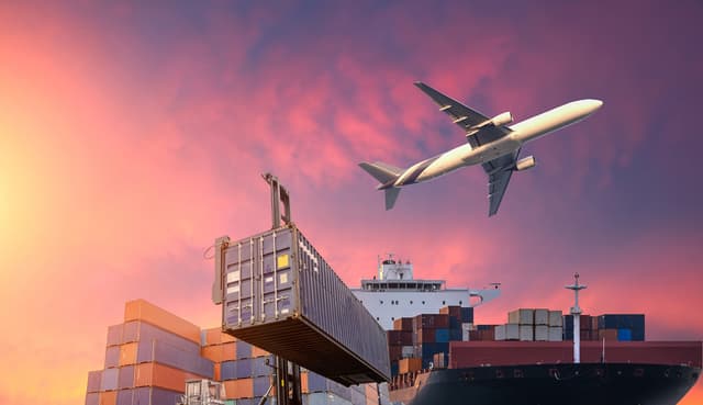 Fast, reliable shipping by ocean or airphoto
